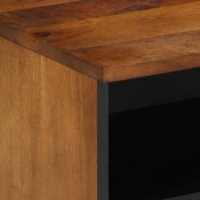 vidaXL Έπιπλο τηλεόρασης Καφέ 100 x 33.5 x 46 εκ Μασίφ ξύλο μάνγκο