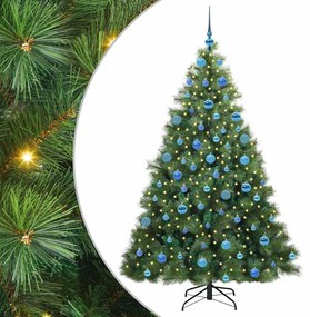 vidaXL Τεχνητό Χριστουγεννιάτικο Δέντρο Πράσινο 180 cm ΠΕ και PVC