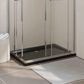 vidaXL Βάση Ντουζιέρας Ορθογώνια Μαύρη 70 x 100 εκ. από ABS