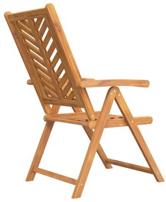 vidaXL Καρέκλες Κήπου Ανακλινόμενες 2 τεμ. από Μασίφ Ξύλο Ακακίας