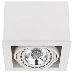 Downlight Σποτ μονόφωτο Box ES111 γκρι μαύρο λευκό Nowodvorski 9497 Λευκό