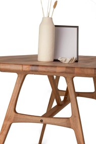 Stewehome Μασίφ Τραπέζι Καρυδιάς Slim 150x80x74.5 cm