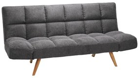 Καναπές Κρεβάτι Freddo Τριθέσιος σε Βελούδο Ανθρακί 181x81x86εκ. 181x81x86 εκ.