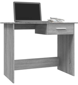 vidaXL Γραφείο Γκρι Sonoma 100x50x76 εκ. από Επεξεργασμένο Ξύλο