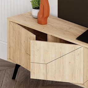 Έπιπλο τηλεόρασης Dune sapphire oak 180x29x50εκ
