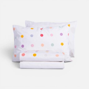 Σεντόνια Μονά (Σετ) Nef-Nef Homeware Junior Dots Ecru