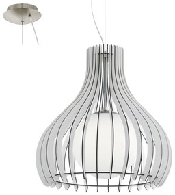 Φωτιστικό Οροφής Tindori 96211 White Eglo Metal,Wood