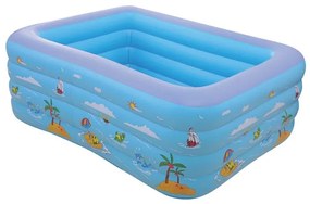 Παιδική φουσκωτή πισίνα - SL-C028 - 180*130*70cm - 151851 - Blue-151851_bl