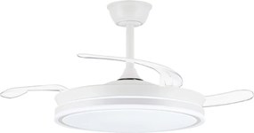 Ανεμιστήρας Οροφής CristalRecord EVO RETRAC Λευκό 72 W