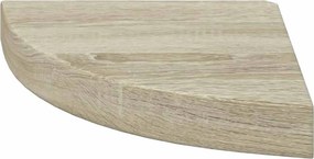 vidaXL Ράφια Τοίχου 2 τεμ. Χρώμα Δρυός 25x25x3,8 εκ. από MDF