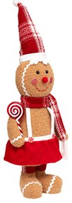 Χριστουγεννιάτικο Λούτρινο (21x12x49) A-S Gingerbread Girl 208408