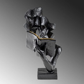 Διακοσμητικό Χώρου Μαύρο LECTEUR 15x20x36