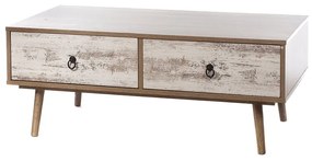 Artekko Siblur Τραπέζι Σαλονιού Mdf με Συρτάρια (100x51x39)cm Artekko 709-3215