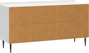 vidaXL Ντουλάπι TV Λευκό 99 x 34,5 x 52 cm Επεξεργασμένο Ξύλο