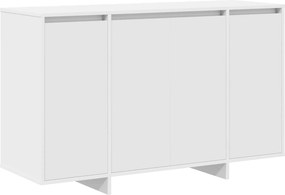 vidaXL Πλαϊνό γραφείο Λευκό 120 x 41 x 75 εκ. Επεξεργασμένο ξύλο
