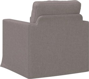 vidaXL Καναπές 60cm Taupe Μέταλλο