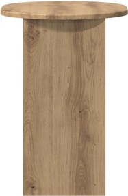 vidaXL Τραπεζάκι Πλευράς Artisan Δρυς 50 x 39,5 x 55 εκ