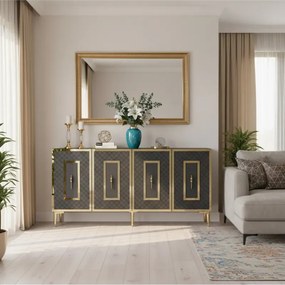 Stewehome κονσόλα πολύ λειτουργικό ντουλάπι τραπεζάκι καφέ και βάση τηλεόρασης 150x32x75 cm