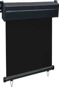 vidaXL Σκίαστρο Βεράντας Πλαϊνό Μαύρο 65 x 250 εκ.