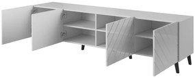 TV stand 200 ABETO mat white/ gloss white DIOMMI CAMA-ABETO-RTV-200-BI/BI