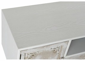 Τηλεόραση DKD Home Decor Λευκό Μπεζ 136 x 40,5 x 52 cm