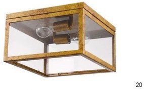 Κρεμαστό Φωτιστικό Οροφής 2xE27 40W Μέταλλο-Γυαλί Luma Lighting-114-01016-20-black-Μαύρο 114-01016-20-black