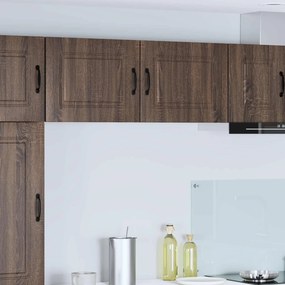 vidaXL Πάνελ πλυντηρίου πιάτων Kalmar 2 pcs Καφέ δρυς