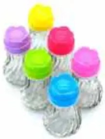 Γυάλινη Θήκη Μπαχαρικών με Καπάκι