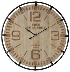Ρολόι Τοίχου ArteLibre Ξύλο/Μέταλλο Φ65x4cm