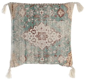 Μαξιλάρι DKD Home Decor Fez Μπλε 45 x 10 x 45 cm Κρόσσια