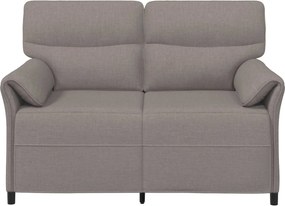 vidaXL Καναπές 100% πολυέστερ μεταλλικό πλαίσιο MDF, Κόντρα πλακέ