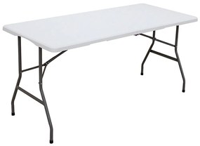 Τραπέζι Κέτερινγκ (Βαλίτσα) 41.0203 181x70x74cm White-Grey Zita Plus