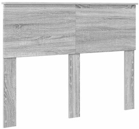 vidaXL Κεφαλάρι Γκρίζο Σονομα 120 cm Επεξεργασμένο ξύλο