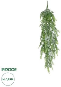 Artificial Garden HANGING FERN 20841 Τεχνητό Διακοσμητικό Κρεμαστό Φυτό Φτέρη Μ25 x Π12 x Υ85cm Globostar 20841