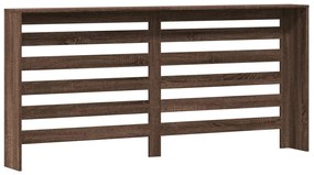 vidaXL Κάλυμμα Καλοριφέρ Καφέ Δρυς 175x20x82 εκ. Επεξεργασμένο Ξύλο