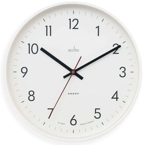 Ρολόι Τοίχου Aster ACCTIM23042 Φ30x2,2cm White Acctim Πλαστικό, Γυαλί