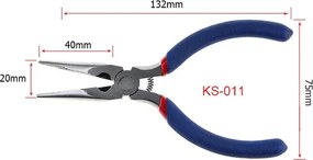 KAISI μυτοτσίμπιδο K-011 με αντιολισθητικές λαβές, 13.2cm