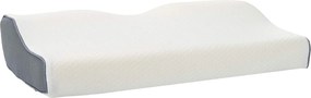 vidaXL Μαξιλάρι λαιμού Λευκό Αφρός Μνήμης 59 x 34,5 x 12 εκ