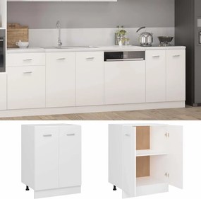 vidaXL Ντουλάπι "Lyon" Λευκό 60x46x81,5 εκ. από Τεχνητό Ξύλο