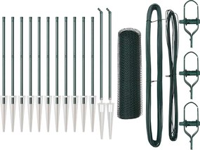 vidaXL Στύλος Περιφράξεων Πράσινο 25 x 0,4 m (13 mm πλέγμα)