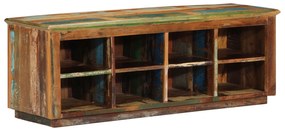 vidaXL Ράφι Παπουτσιών 110x35x40 cm Μασίφ Ξύλο Ανακυκλωμένο