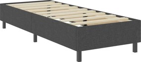 vidaXL Πλαίσιο Κρεβατιού Boxspring Γκρι 100 x 200 εκ. Υφασμάτινο