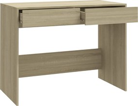 vidaXL Γραφείο Sonoma Δρυς 101x50x76,5 εκ. από Επεξεργασμένο Ξύλο