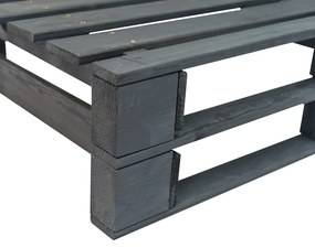 vidaXL Καναπές Κήπου Παλέτες Ξύλο Πεύκου με Μαξιλάρια Χρώμα Άμμου