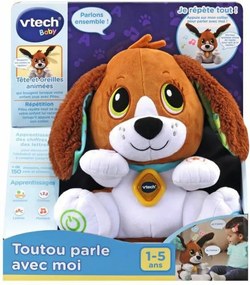 Αρκουδάκι με Ήχο Vtech Baby Doggie Talks With Me FR Πολύχρωμο (1 Τεμάχια)