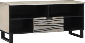 vidaXL Μονάδες TV 105 x 33 x 46 εκ. Λευκό Επεξεργασμένο Ξύλο