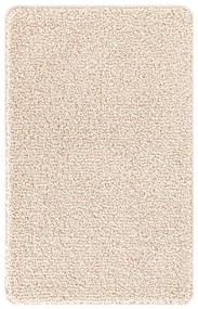 vidaXL Πατάκι Μπάνιου Ορθογώνιο Κρεμ 50x80 cm Πολυπροπυλένιο Αντιολισθητικό