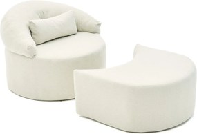 Πολυθρόνα-Κρεβάτι Κρέμα PITTA 80x100x70