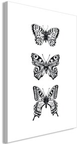 Πίνακας - Three Butterflies (1 Part) Vertical - 40x60