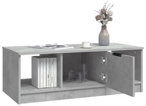 vidaXL Τραπεζάκι Σαλονιού Γκρι Σκυρ. 102x50x36 εκ. Επεξεργ. Ξύλο